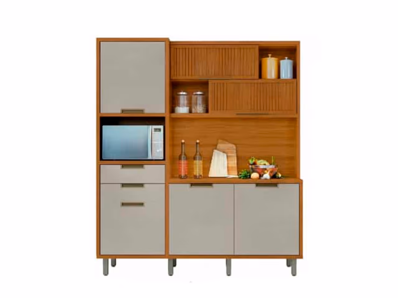 ARMARIO DE COZINHA 6PT 2 GAVETAS LOFT NESHER IMPERATRIZ